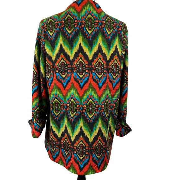 Bala Bala Multi Color Chevron Jacket Small - Picture 3 of 9